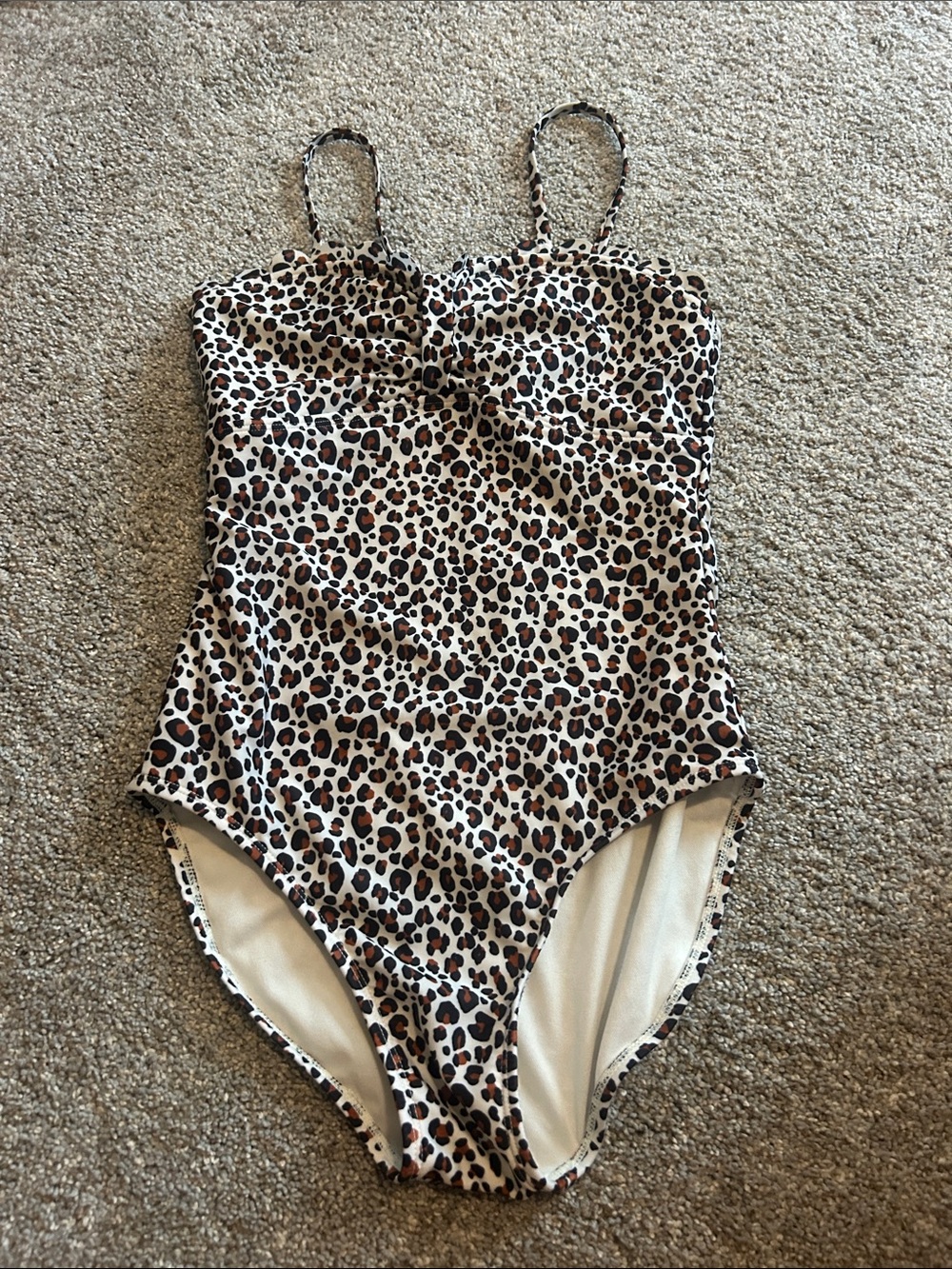 Leopard Print One-Piece Art Class Swimsuit